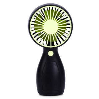 Портативний ручний вентилятор MK 5663-2(Green) 13 см, акумулятор, USB зарядне