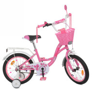 Велосипед детский PROF1 Y1621-1 16 дюймов, розовый