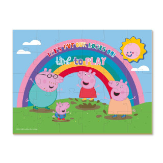 Детский пазл "Peppa Pig: Игра в лужах" 200303, 30 элементов