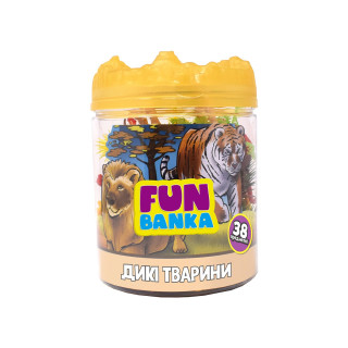 Игровой набор фигурок Дикие Животные FUN BANKA 320385-UA мини 38 предметов