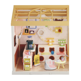 Конструктор-румбокс "Котокафе" Mini House 8007-MH, серии "Интерьер" 145 деталей