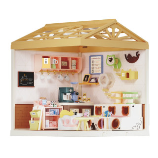 Конструктор-румбокс "Котокафе" Mini House 8007-MH, серии "Интерьер" 145 деталей