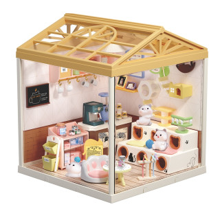 Конструктор-румбокс "Котокафе" Mini House 8007-MH, серии "Интерьер" 145 деталей