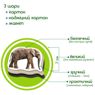 Набір магнітів Зоо 19шт ML4031-02 EN