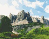 Картина по номерам. Art Craft "Доломитовые Альпы" 40х50 см 10555-AC