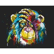 Картина по номерам "Яркая обезьяна" 11685-AC 40X50 см