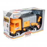 Іграшковий сміттєвоз Middle Truck city 39312 з контейнером