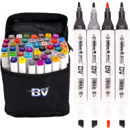 Набір скетч-маркерів 48 кольорів BV800-48 у сумці