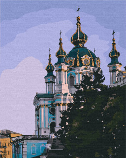 Картина по номерам "Частичка Киева" Идейка KHO3603 40х50 см
