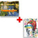 Набор картин по номерам 2 в 1 Идейка "Катание на лодке по Сене" 40х50 KHO2577 и "Украинские краски" 30х40 KHO4987 опт, дропшиппинг