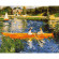 Набор картин по номерам 2 в 1 Идейка "Катание на лодке по Сене" 40х50 KHO2577 и "Украинские краски" 30х40 KHO4987 опт, дропшиппинг