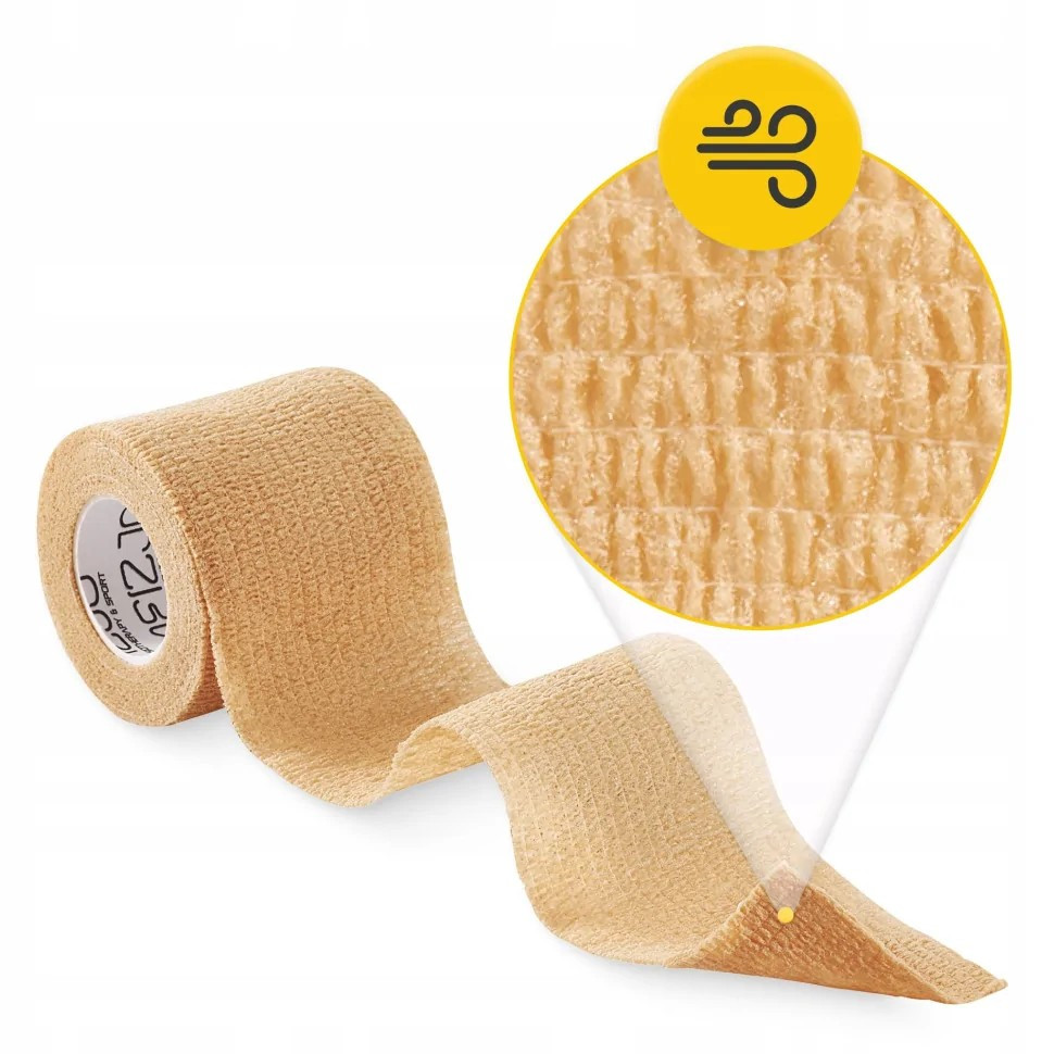 Когезионный эластичный бинт-бандаж Cohesive Bandage 4FIZJO P-5905973400855, 5 см x 4,5 м опт, дропшиппинг
