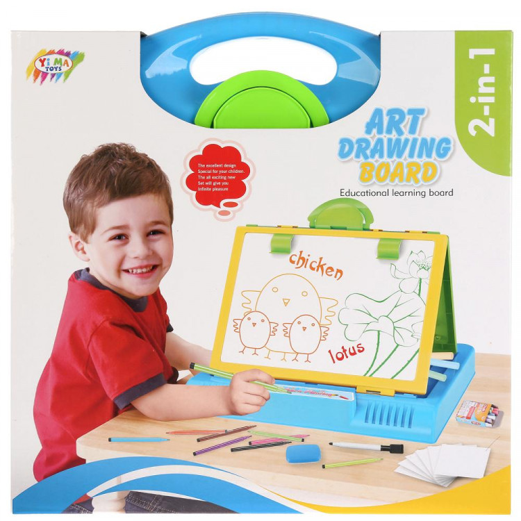 Детская 3D доска для рисования YM136 с маркерами | Оптом | RoyalToys