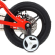Велосипед дитячий LANQ WLN1646G-3 16 дюймів, червоний - гурт(опт), дропшиппінг 