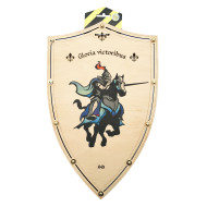 Сувенирный деревянный щит «КОННЫЙ РЫЦАРЬ» EQK 47х30 см