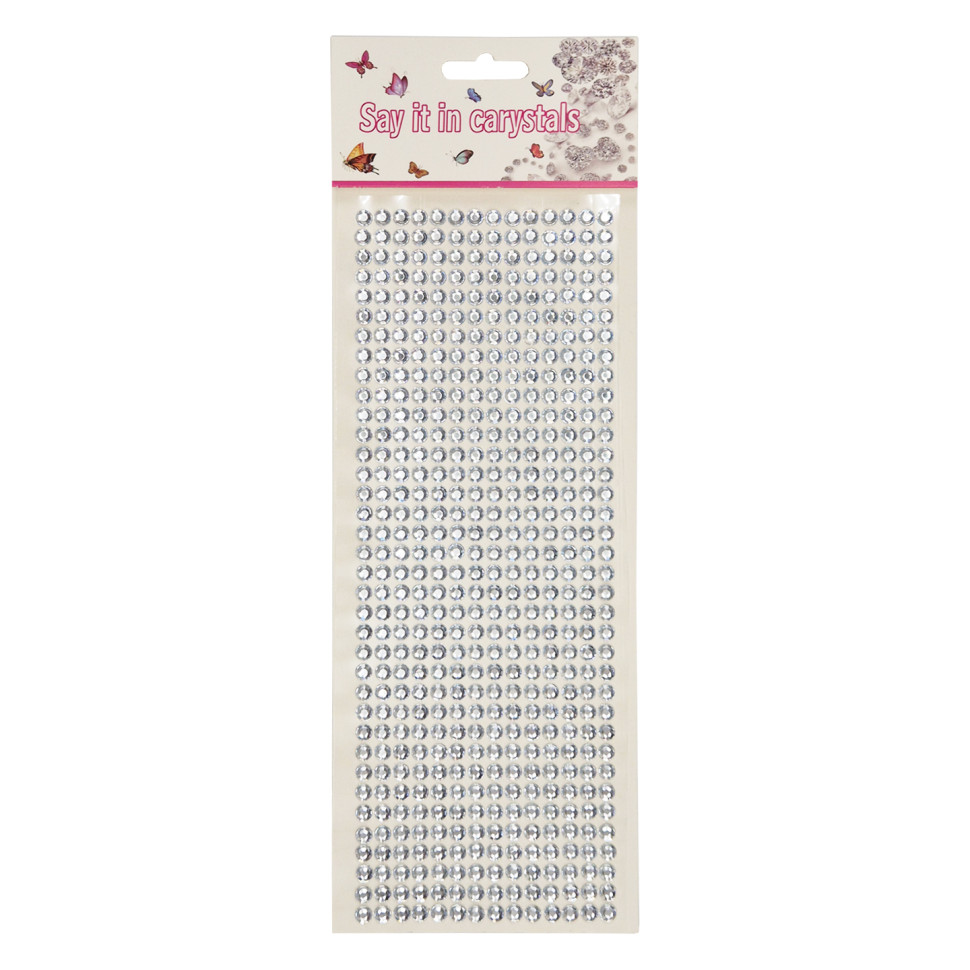 Наклейки декоративные XY-004(Silver) на планшетке 504 шт опт, дропшиппинг