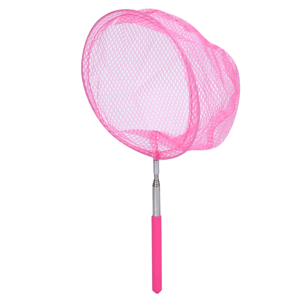 Сачок для метеликів MS 4387(Pink) телескопічна ручка 35см/83см, діаметр 19 см - гурт(опт), дропшиппінг