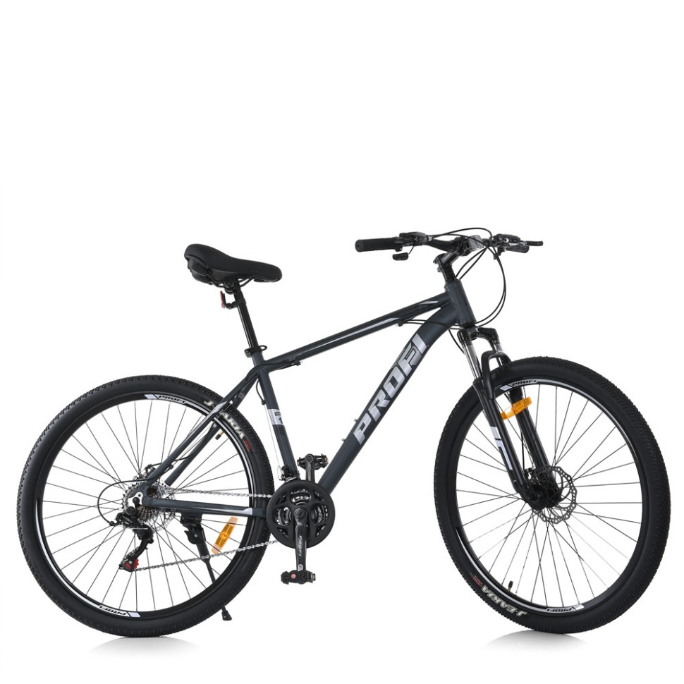 Велосипед MTB2903-5, 29 дюймів, алюм.рама 19 Shimano 21SP сіро-чорний - гурт(опт), дропшиппінг 