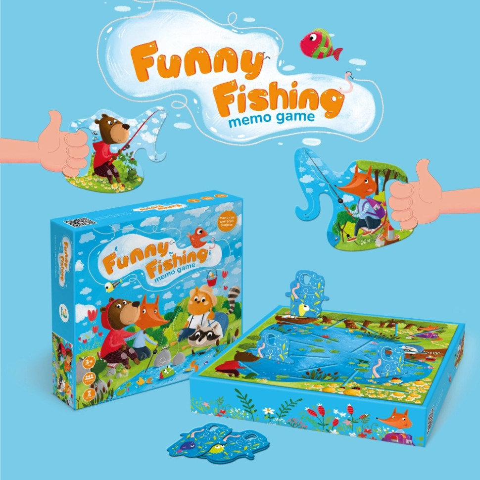 Настільна гра для дітей «Funny fishing» DoDo 200221 - гурт(опт), дропшиппінг 