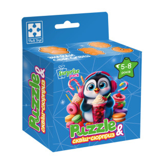Детские пазлы с сюрпризом "Пингвинчик" VT8030-06, 180 деталей