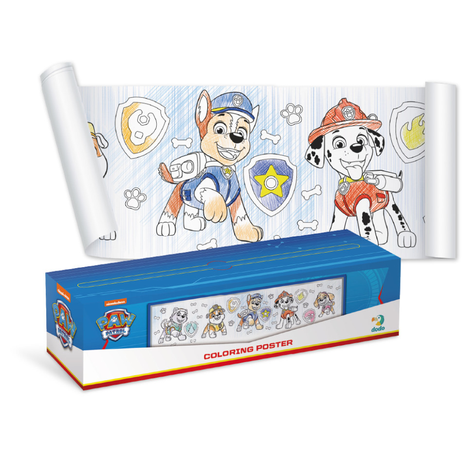 УЦЕНКА!!! Раскраска детская Paw Patrol Друзья DoDo Toys 200192-UC 70х16 см опт, дропшиппинг