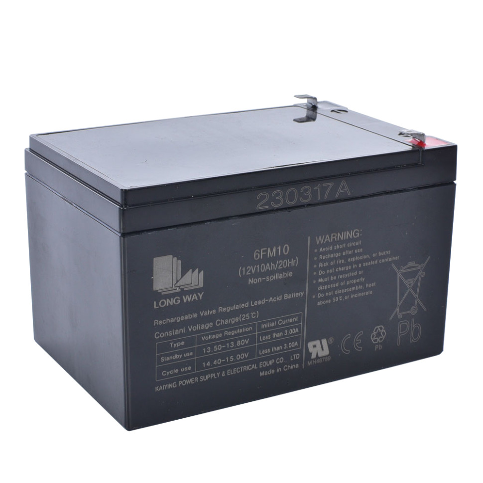 Аккумуляторная батарея универсальная LONG WAY 12V10Ah-BATTERY опт, дропшиппинг