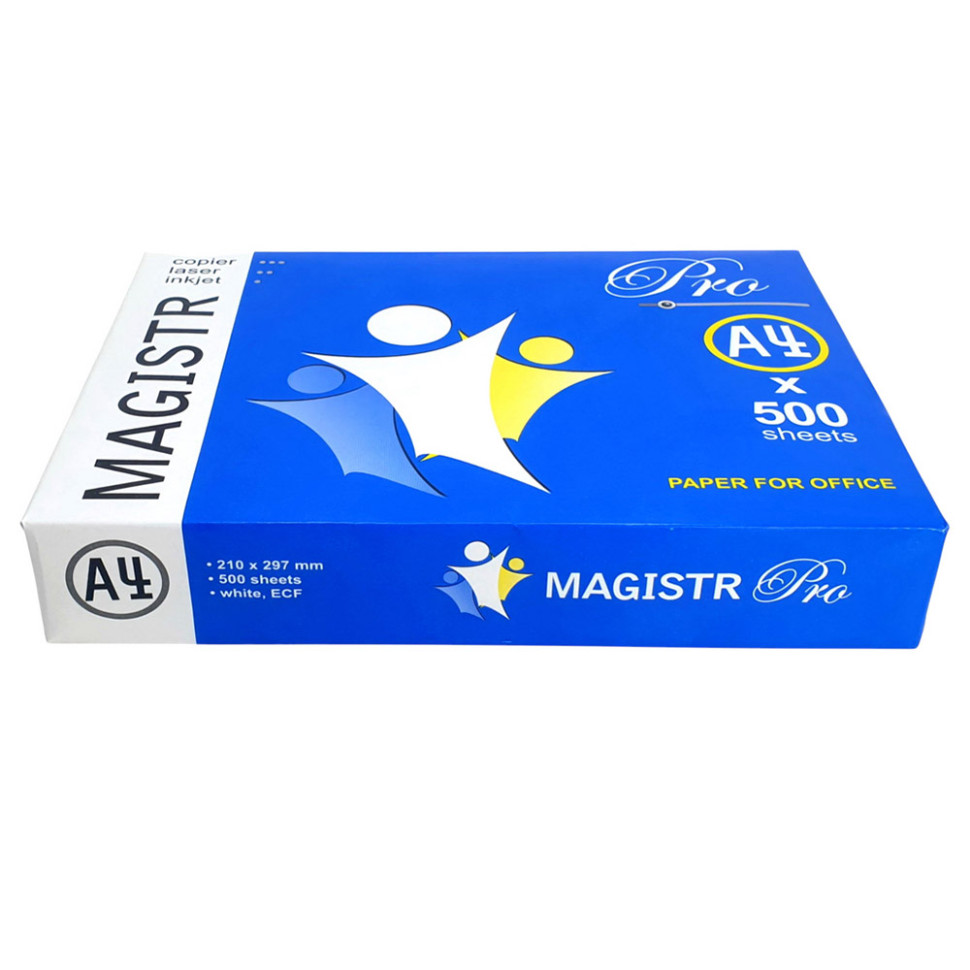 Бумага офисная Magistr Pro для принтера A4-500+, 500 листов, плотность 80 г/м² опт, дропшиппинг