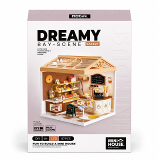 Конструктор-румбокс "Пекарня" Mini House 8011-MH, серии "Интерьер", 87 деталей