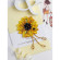 Набор для вышивки бисером украшения "Маленькое солнце" AD-206 на натуральном холсте опт, дропшиппинг