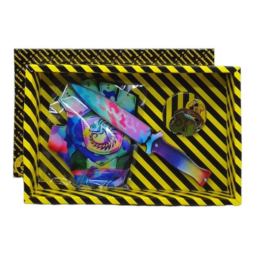 Сувенірні ножі BOX «Sting MIMIC» STIM-B, дерев'яні - гурт(опт), дропшиппінг 