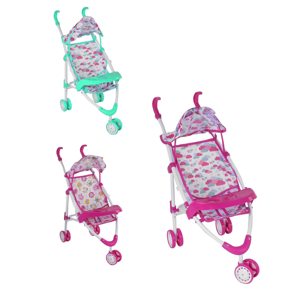 Коляска  трость для кукол Bambi TK2025 со столиком опт, дропшиппинг