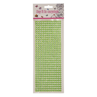 Наклейки декоративные XY-004(Green) на планшетке 504 шт