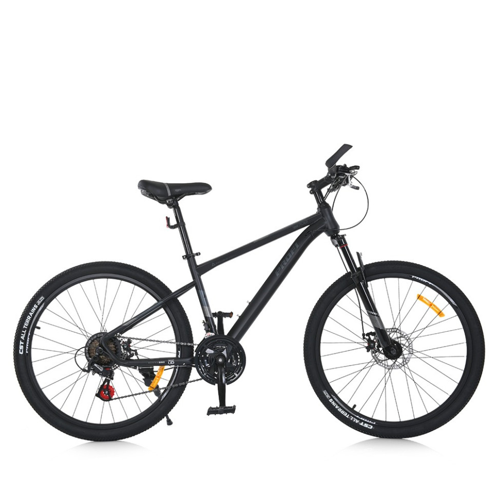 Велосипед SKD75 MTB 2605-1, 26 дюймів, сталева рама 16 Sunrun 24SP чорний - гурт(опт), дропшиппінг 