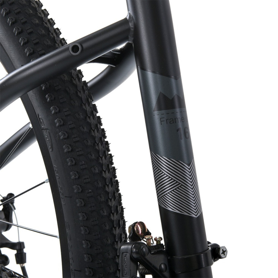 Велосипед SKD75 MTB 2605-1, 26 дюймів, сталева рама 16 Sunrun 24SP чорний - гурт(опт), дропшиппінг 