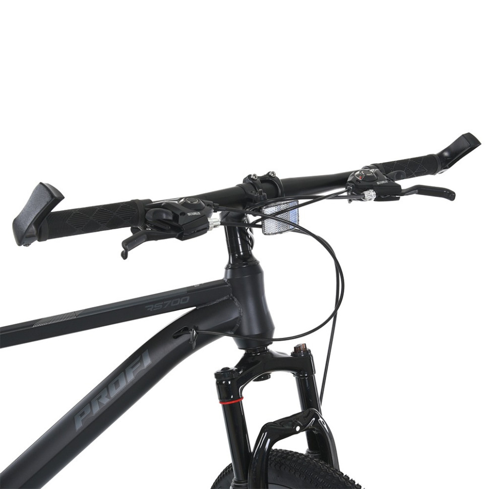 Велосипед SKD75 MTB 2605-1, 26 дюймів, сталева рама 16 Sunrun 24SP чорний - гурт(опт), дропшиппінг 