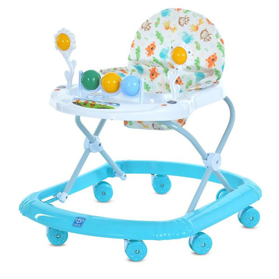 Дитячі Ходунки M 5033-1(Turquoise) з музикою, колеса 8 шт - гурт(опт), дропшиппінг