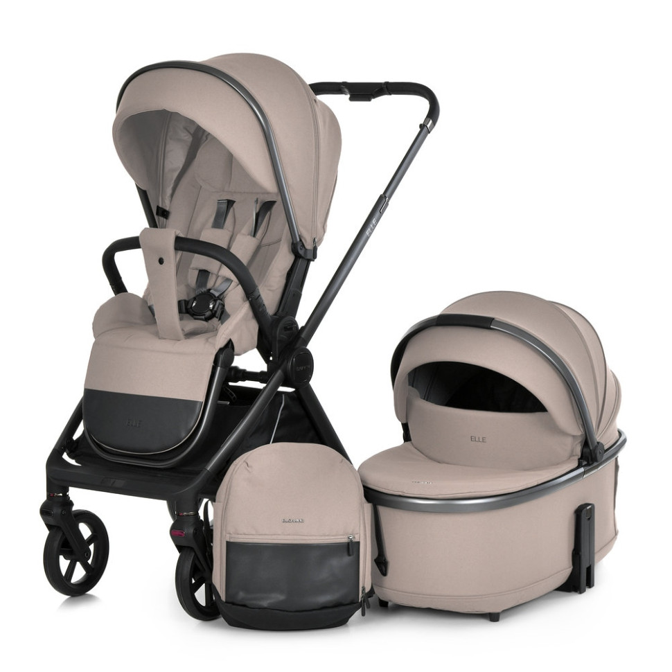 Коляска универсальная 2 в 1 ELLE ME 1221 Beige опт, дропшиппинг