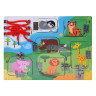 Деревянная игрушка Бизиборд MD 0146-3 игровое поле 30×22,5 см опт, дропшиппинг
