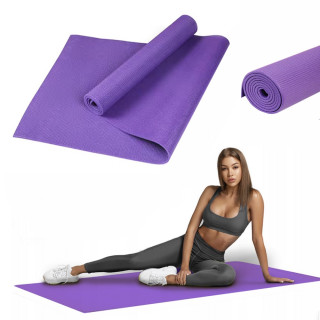 Коврик для йоги и фитнеса "Fitness Yoga Mat" TI-0509-03 цвет в ассортименте 4 мм