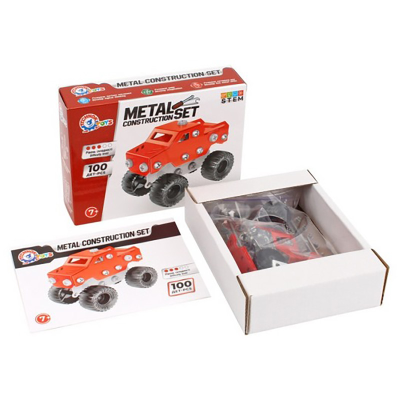 Дитячий металевий конструктор 1317TXK 100 деталей - гурт(опт), дропшиппінг 