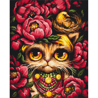 Картина по номерам "Опечаленная Киса" BS54144, 40х50 см