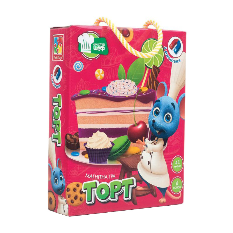 Детская настольная игра Вкусности VT3004 магнитная  опт, дропшиппинг
