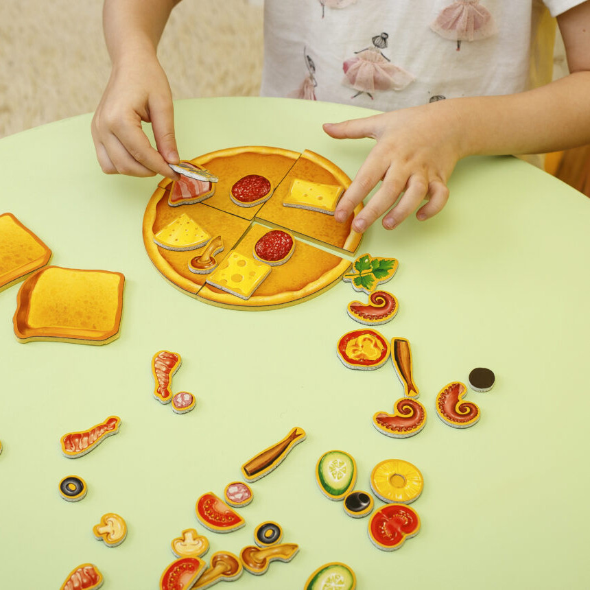 Детская настольная игра Вкусности VT3004 магнитная  опт, дропшиппинг