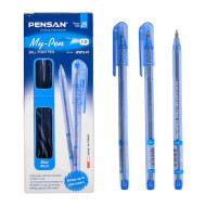 Ручка олійна MY-PEN ET2210-25 синя, упаковка 25 шт
