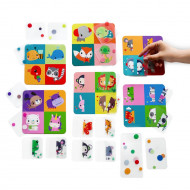 Настільна гра для дітей Картинки-половинки: тварини і кольори VT2100-09