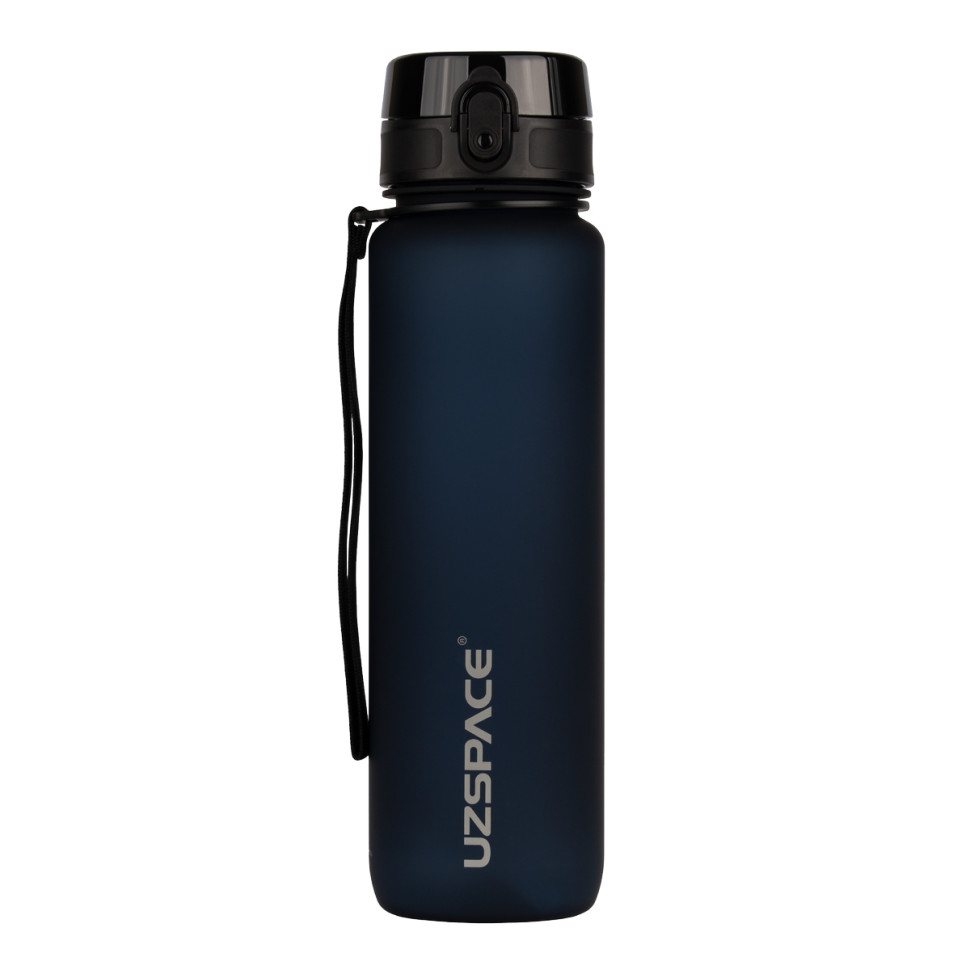 Бутылка для воды UZSPACE 3038(Dark-Blue) 1000 мл, темно-синяя опт, дропшиппинг