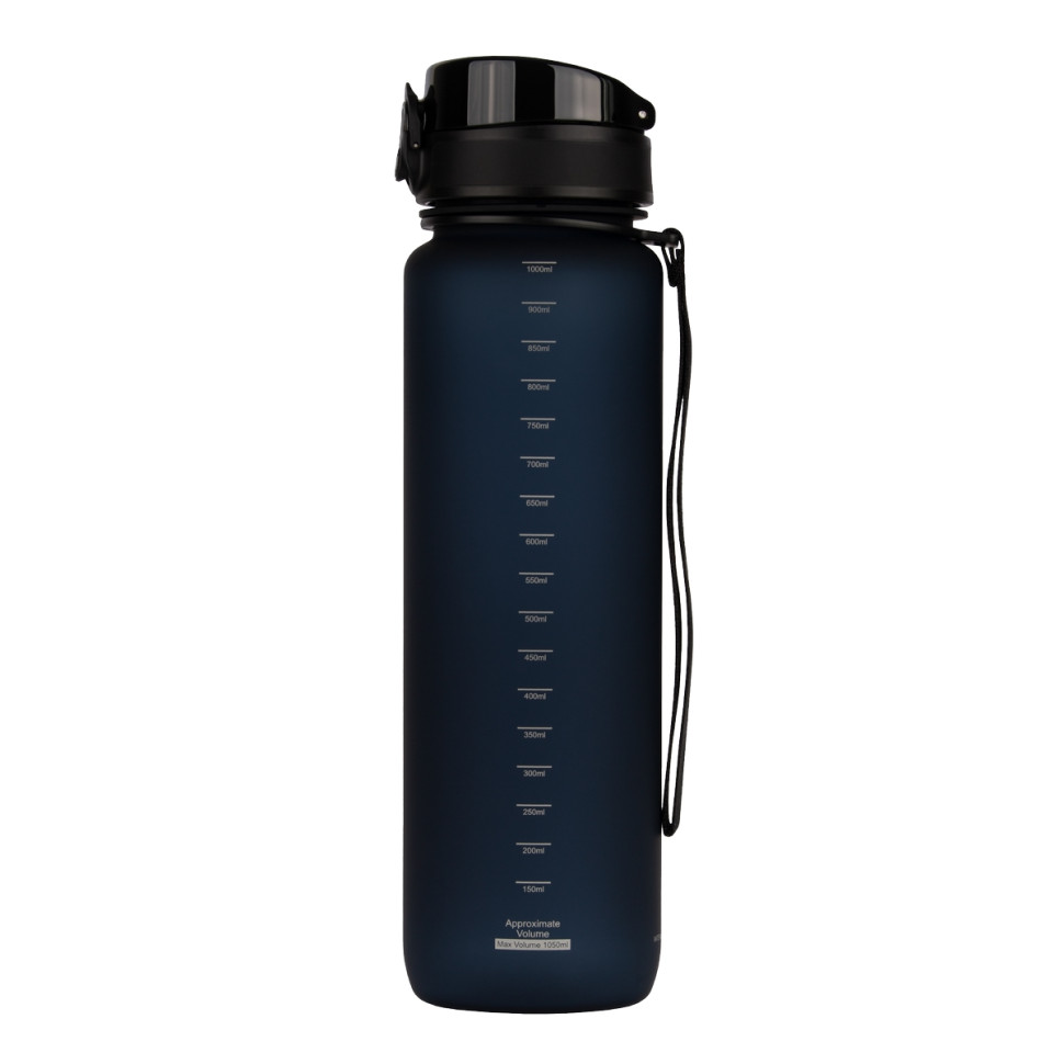 Бутылка для воды UZSPACE 3038(Dark-Blue) 1000 мл, темно-синяя опт, дропшиппинг