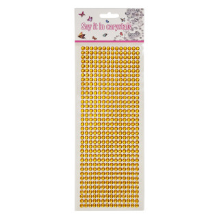 Наклейки декоративные XY-004(Gold) на планшетке 504 шт