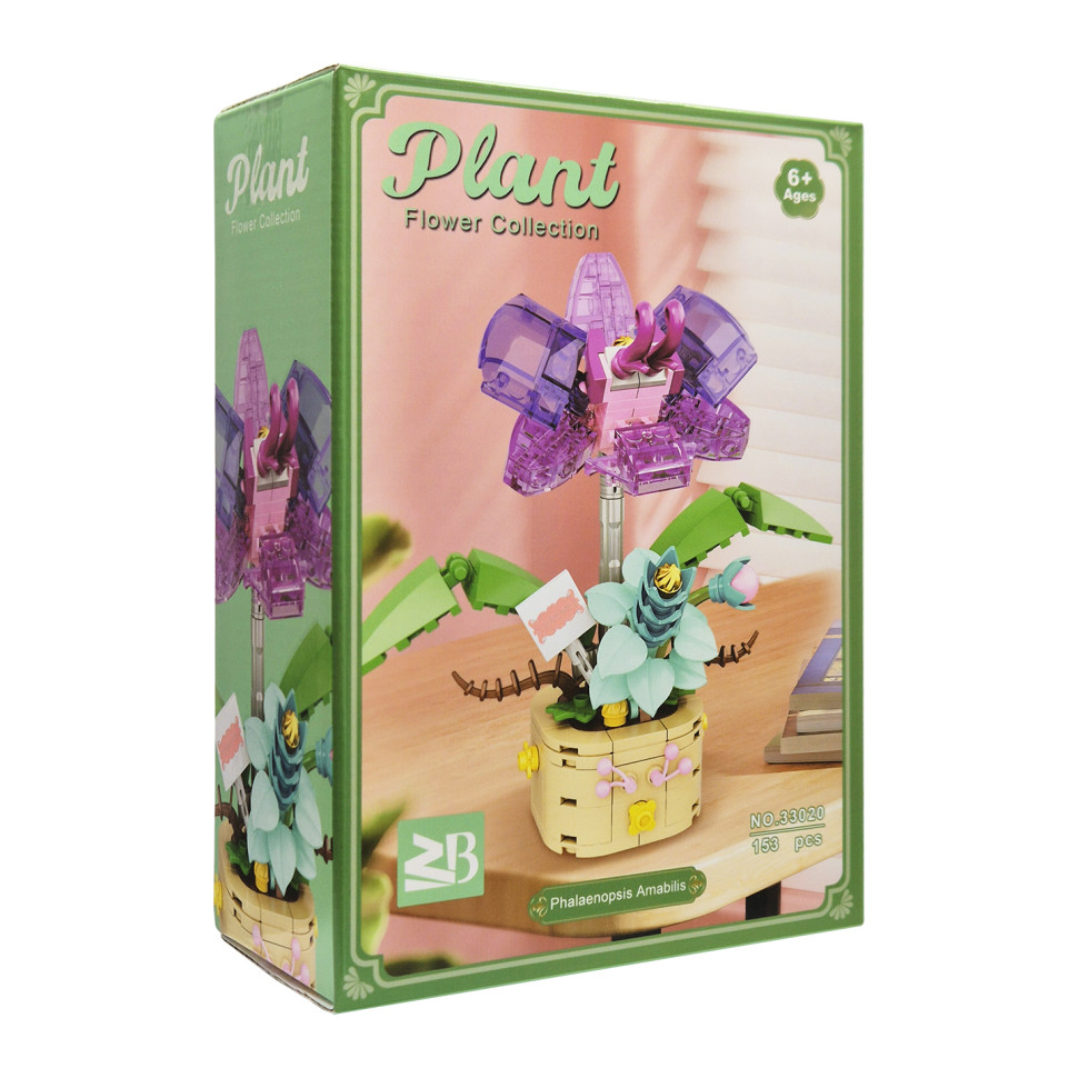 Дитячий конструктор Plant Flower Collection 33020, 153 деталі - гурт(опт), дропшиппінг