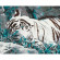 Картина за номерами. Тварини, птахи "Білий тигр" KHO2453, 40х50 см - гурт(опт), дропшиппінг 